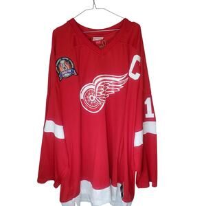 Mitchell & Ness Blue Line Detroit Red Wings 96-97 Red Yzerman 19 Jersey 5X NEW